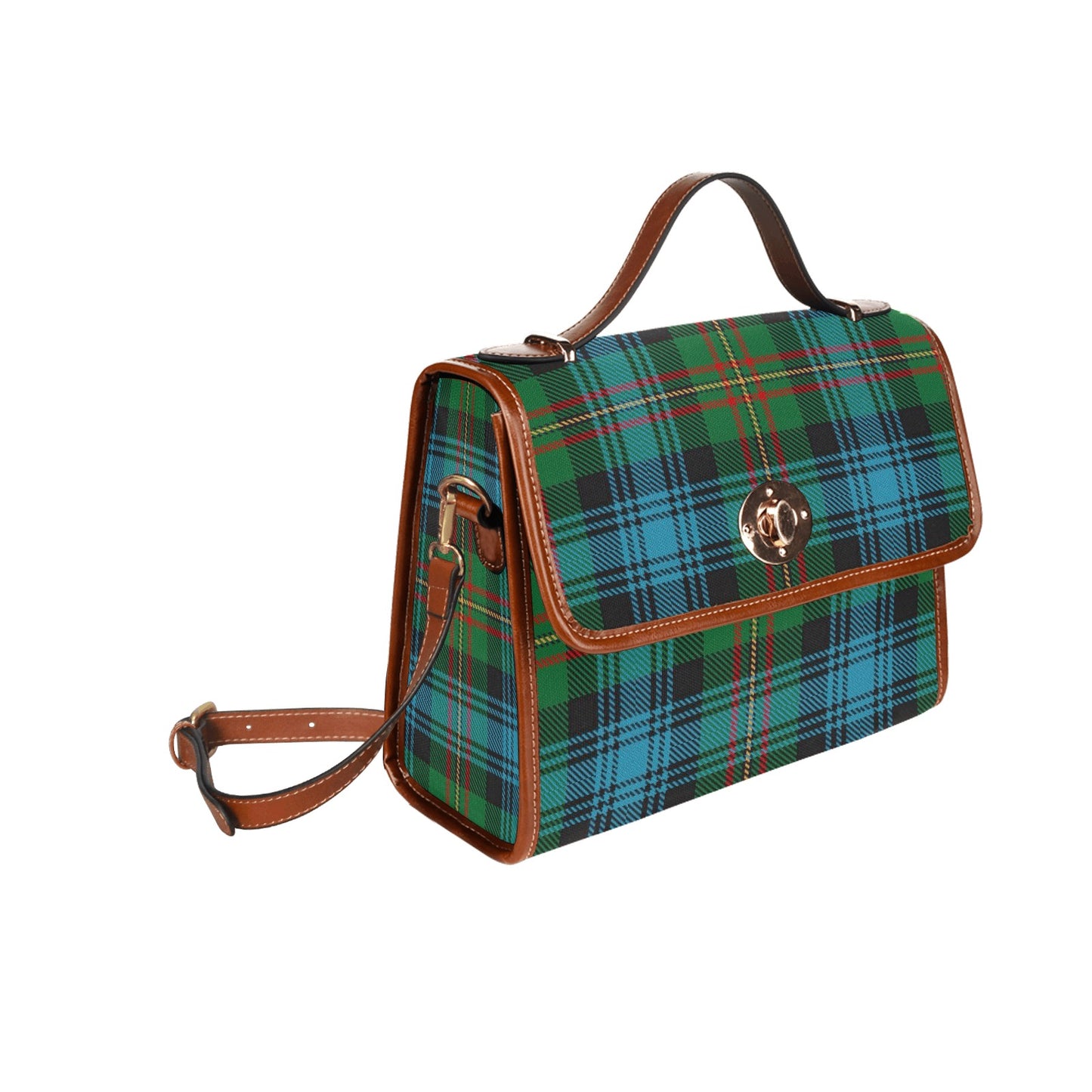 Clan Grant Hunting Ancient Tartan Waterproof Canvas Handbag