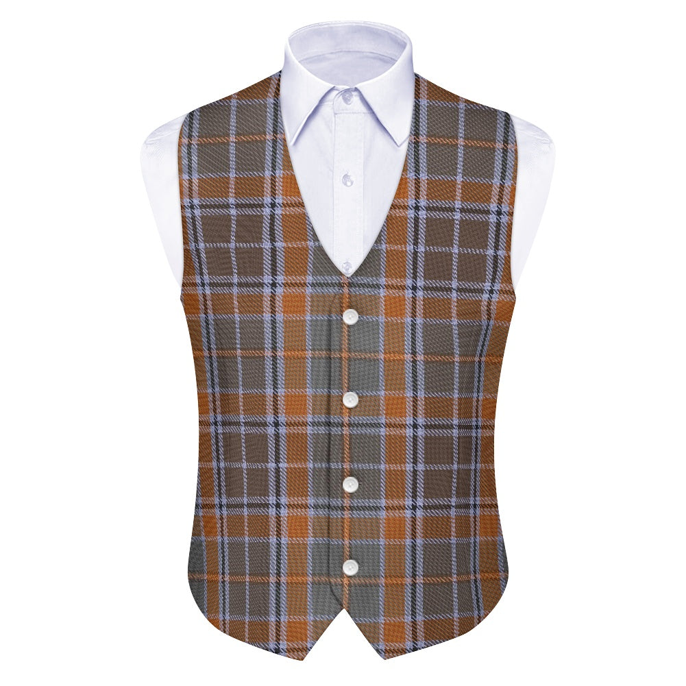 Irish County Leitrim Tartan Waistcoat