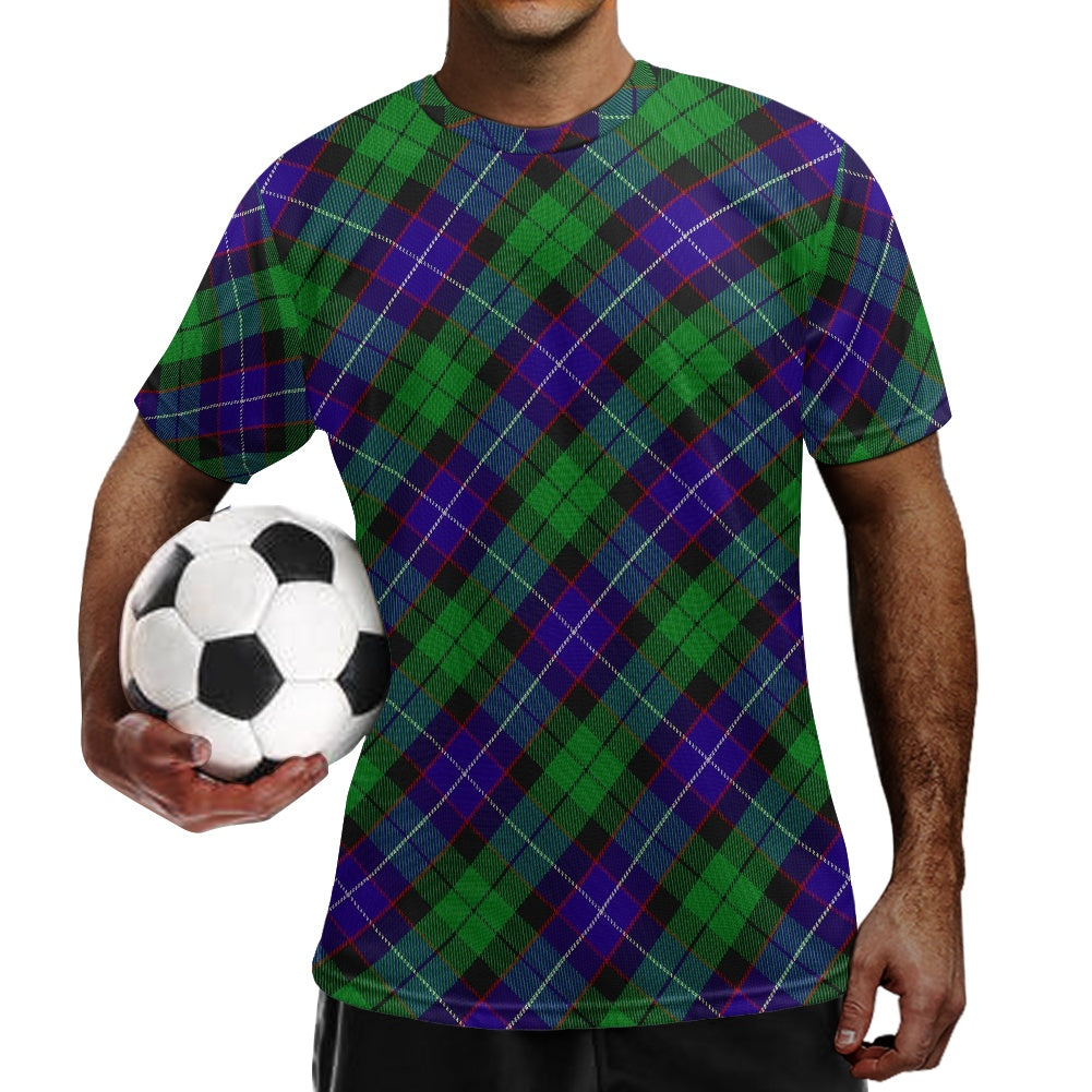 Clan Hunter Tartan Football Shirt