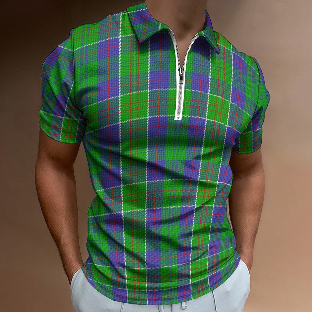 Clan Hunter Tartan Short sleeve polo shirt