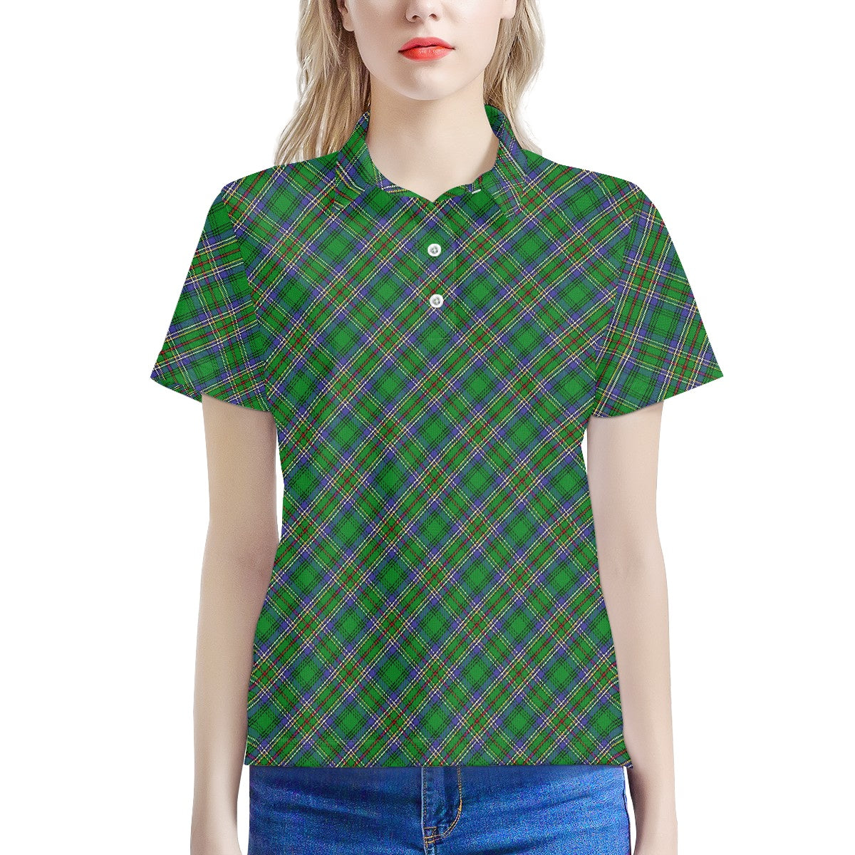 Clan Cockburn Tartan Women's Polo Shirt