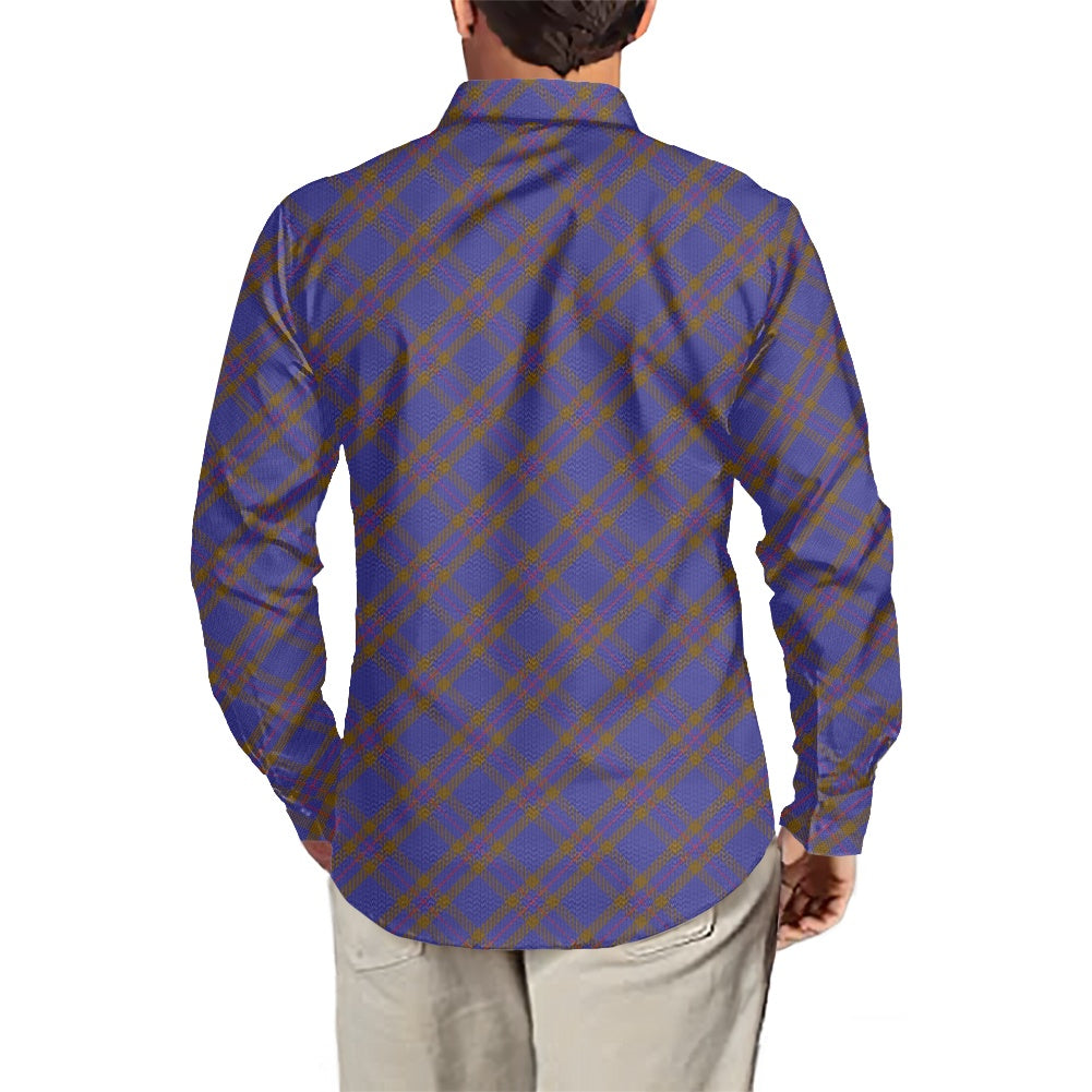 Clan Elliott Tartan long-sleeved shirt