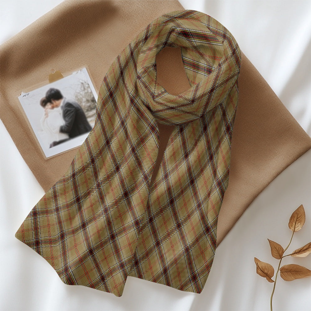 Irish - O'Keeffe Tartan Fluffy scarf