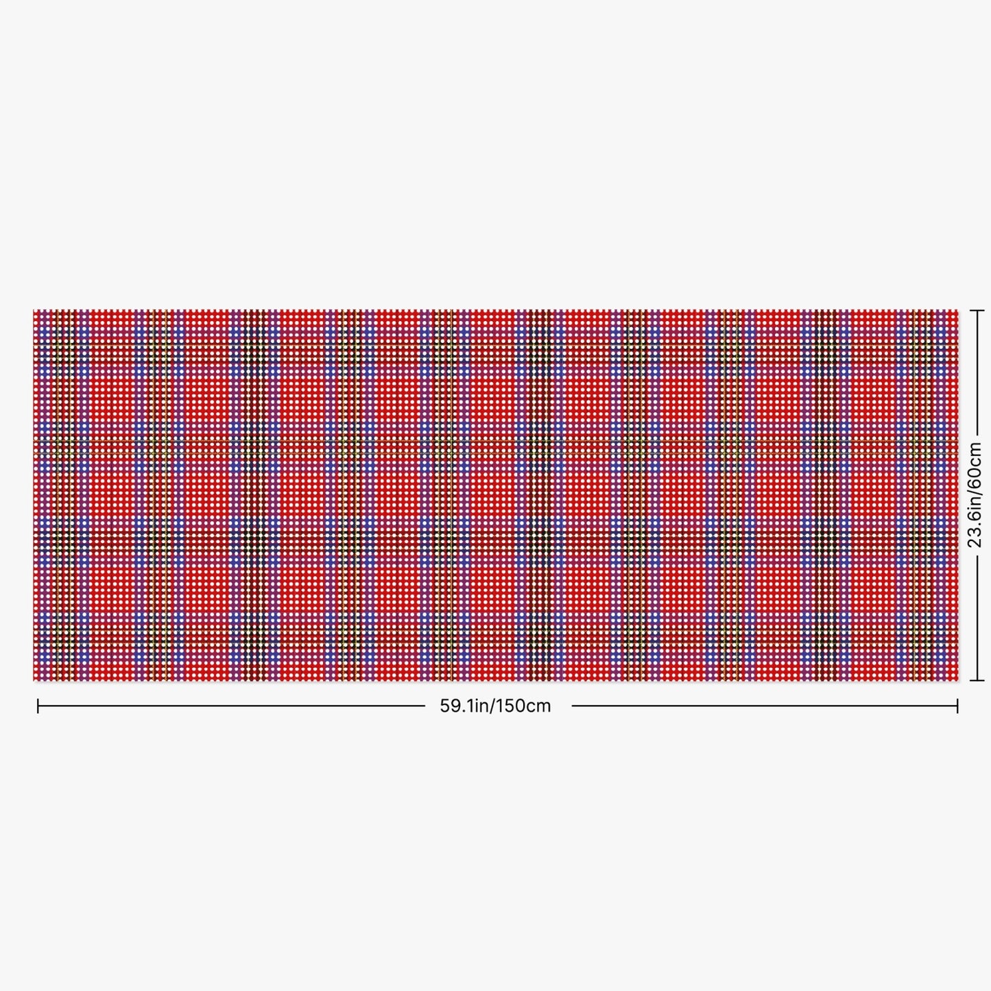 Clan Leslie Tartan Rear Window Decal