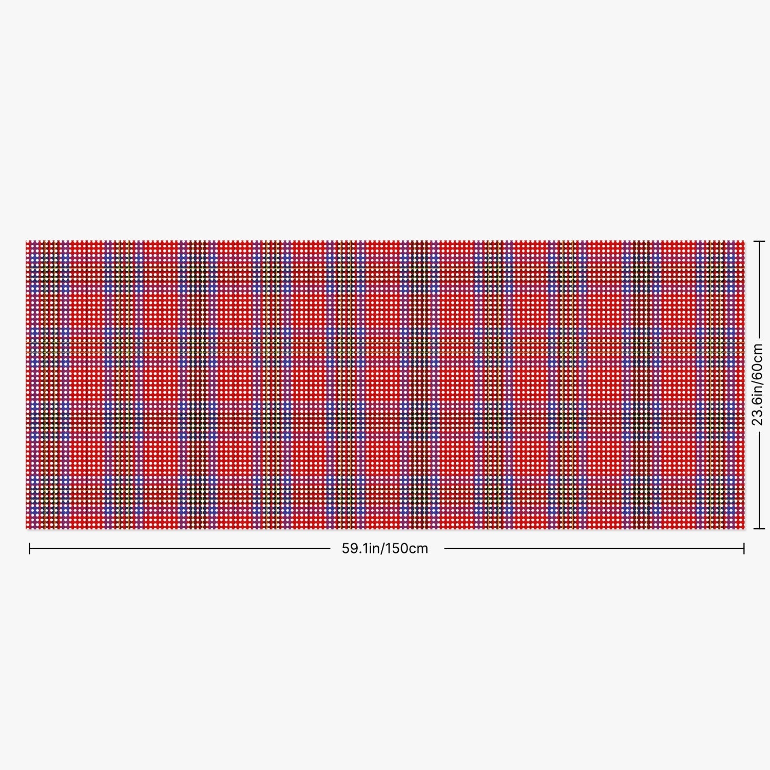 Clan Leslie Tartan Rear Window Decal