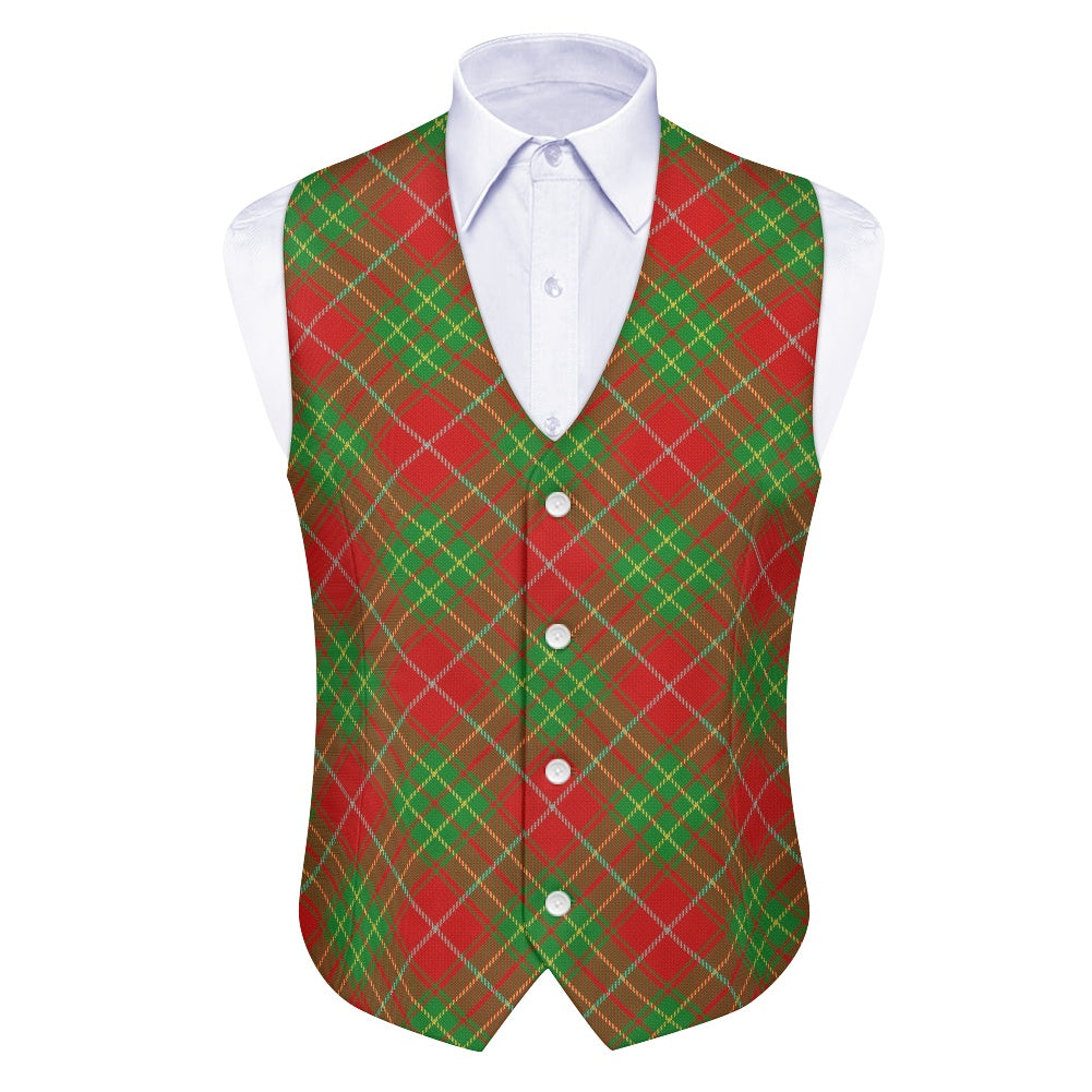 Clan Burnett Tartan Waistcoat