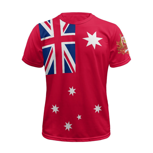 Australian Civil Ensign & CoA Football Shirt