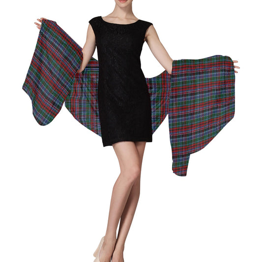 Clan Gordon Red Tartan Chiffon Scarf