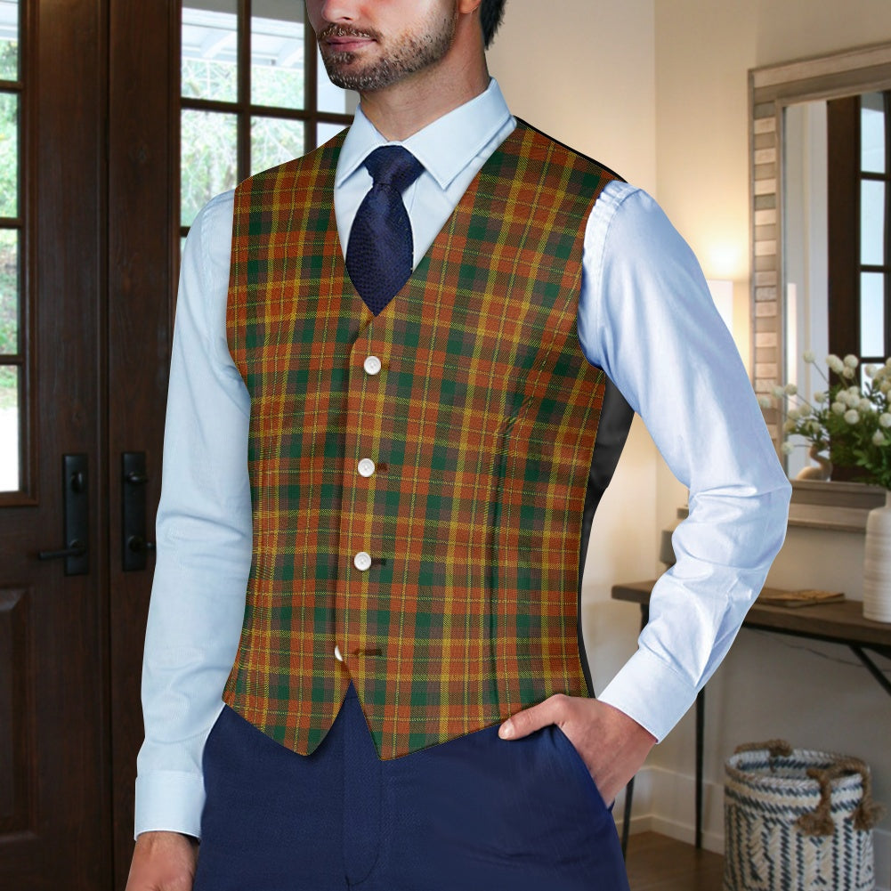 Irish County Monaghan Tartan Waistcoat