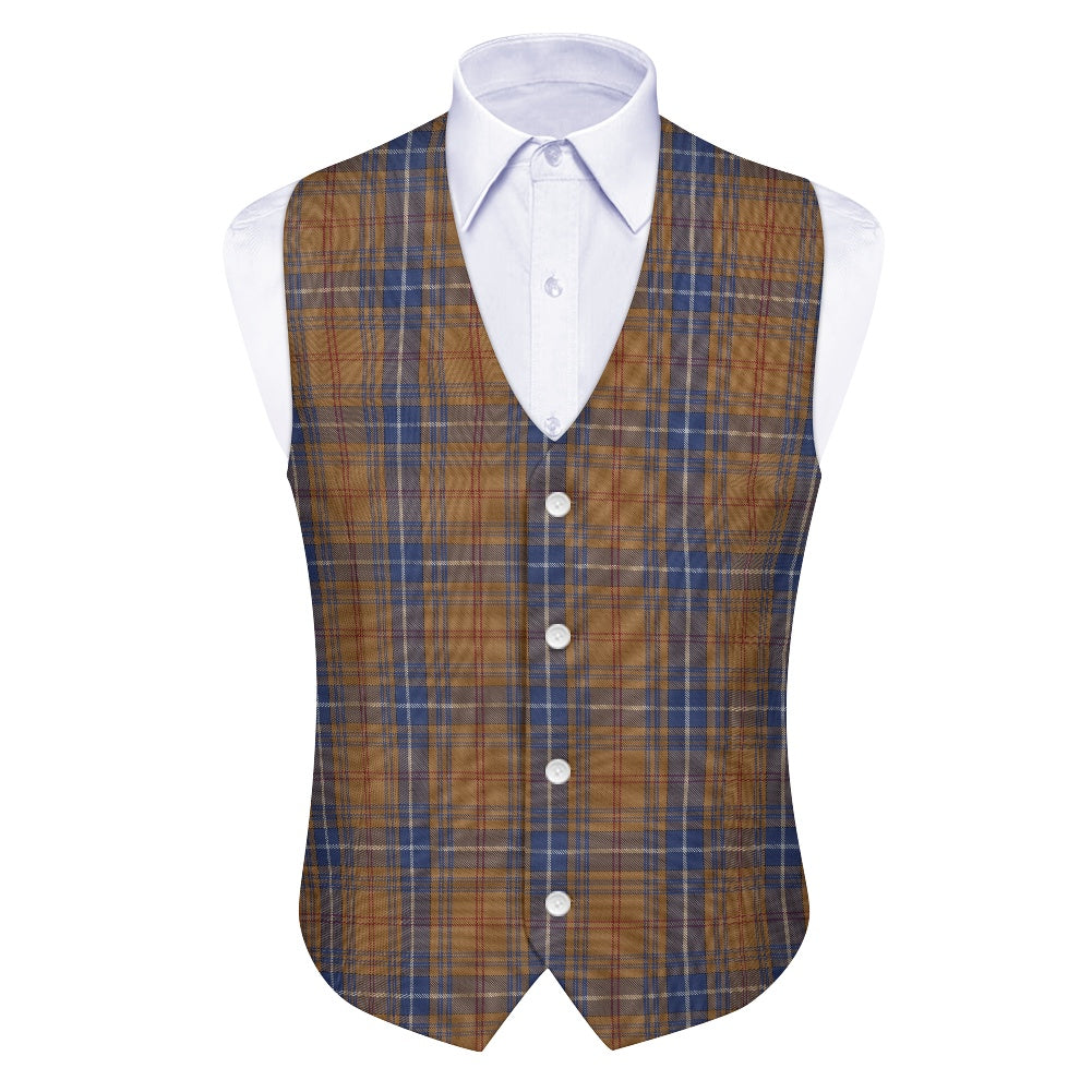 US State - New Jersey Tartan Suit vest jacket