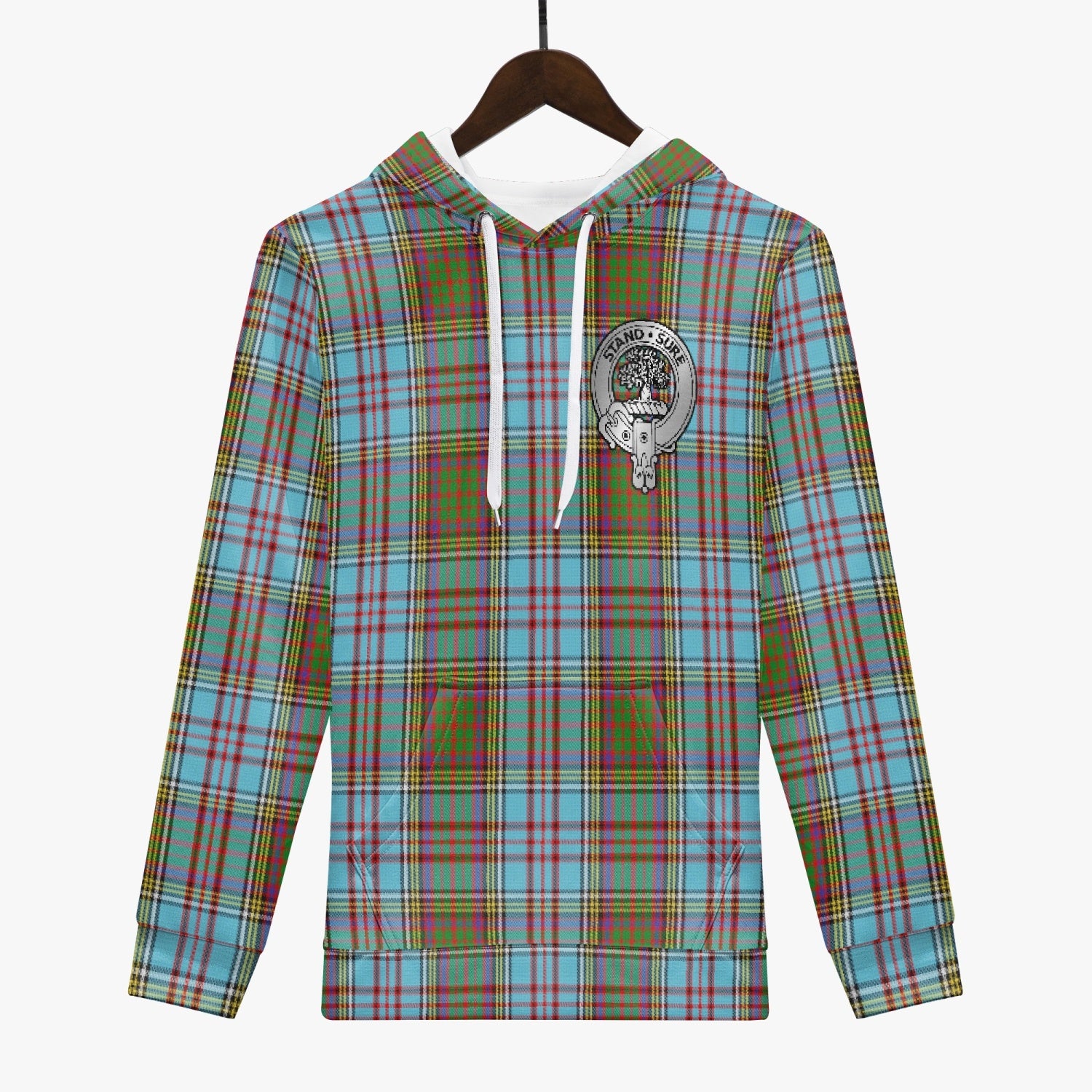 Clan Anderson Crest & Tartan Unisex Hoodie