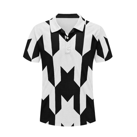 Two Tone Houndstooth Polo