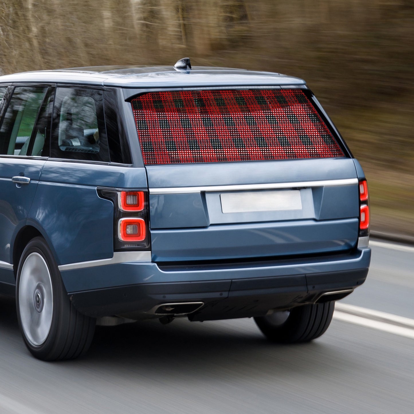 Clan MacQueen Tartan Rear Window Decal