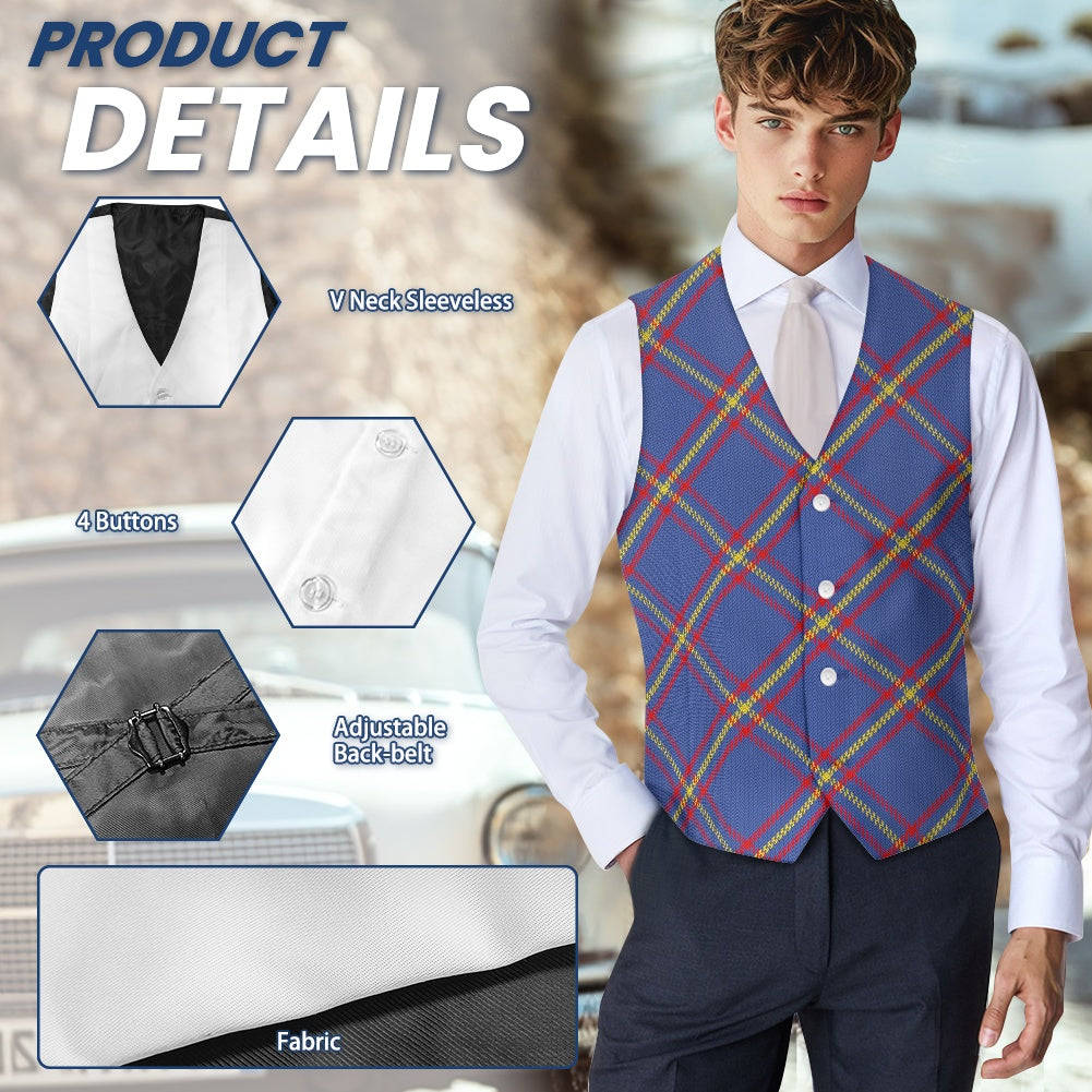 Clan MacLaine Tartan Waistcoat