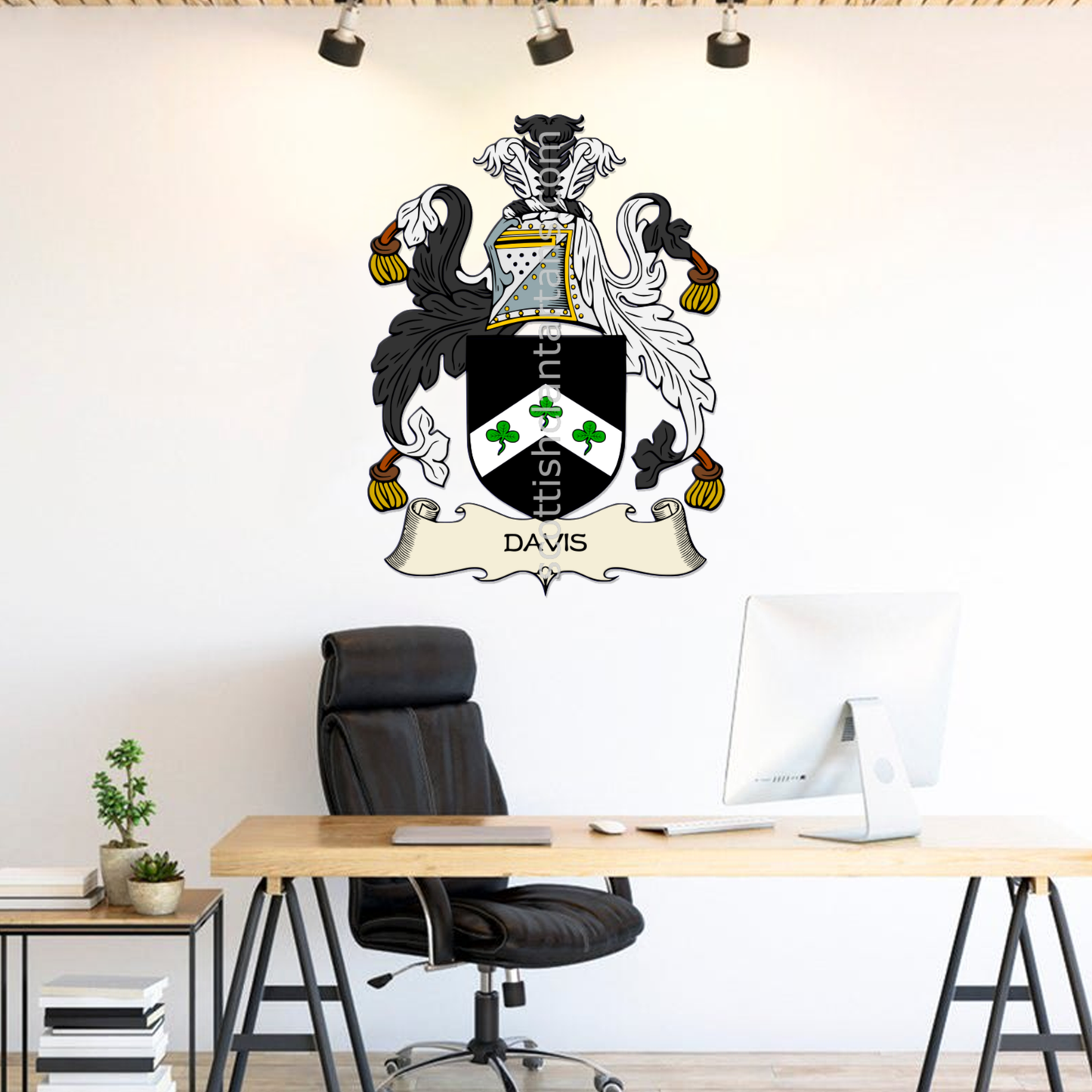 Irish Arms - Davis | Metal Wall Art