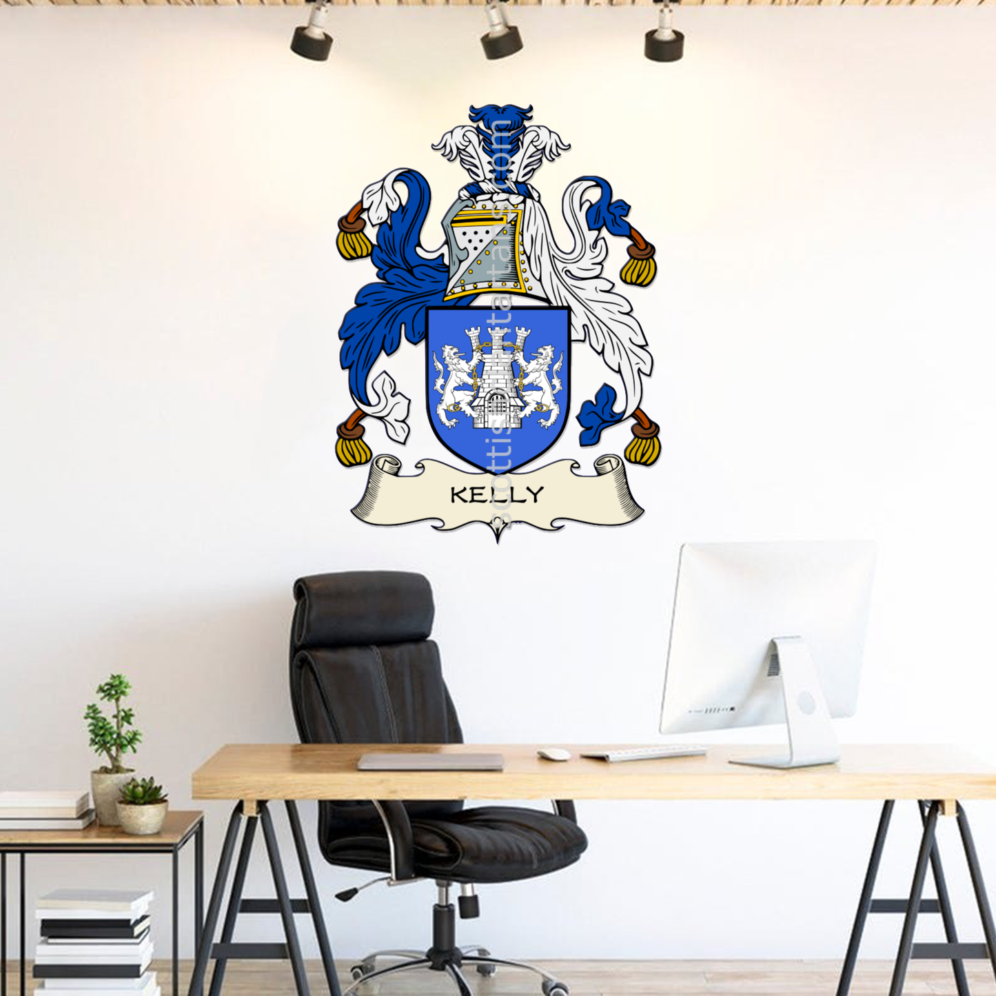 Irish Arms - Kelly | Metal Wall Art