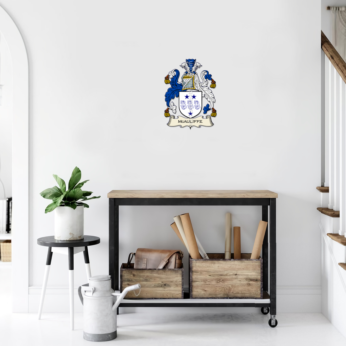 Irish Arms - McAuliffe | Metal Wall Art
