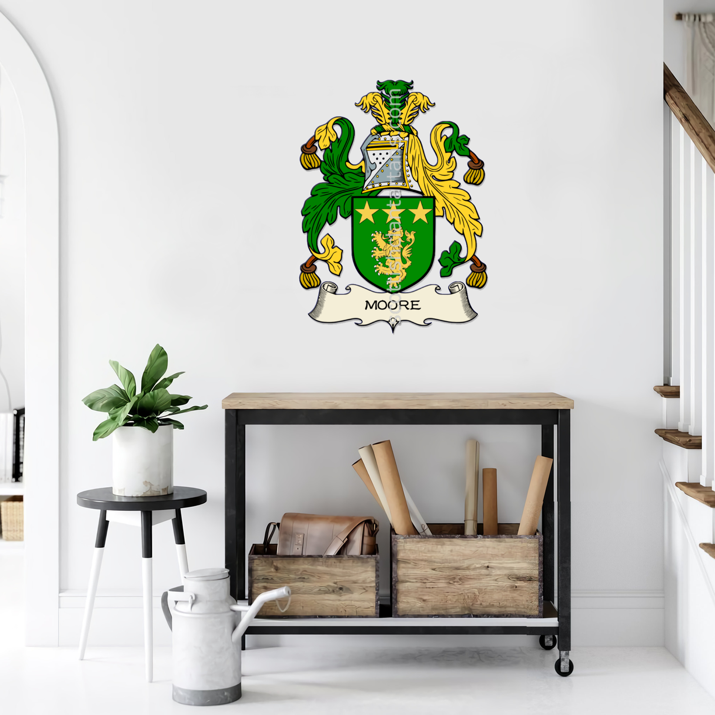 Irish Arms - Moore | Metal Wall Art