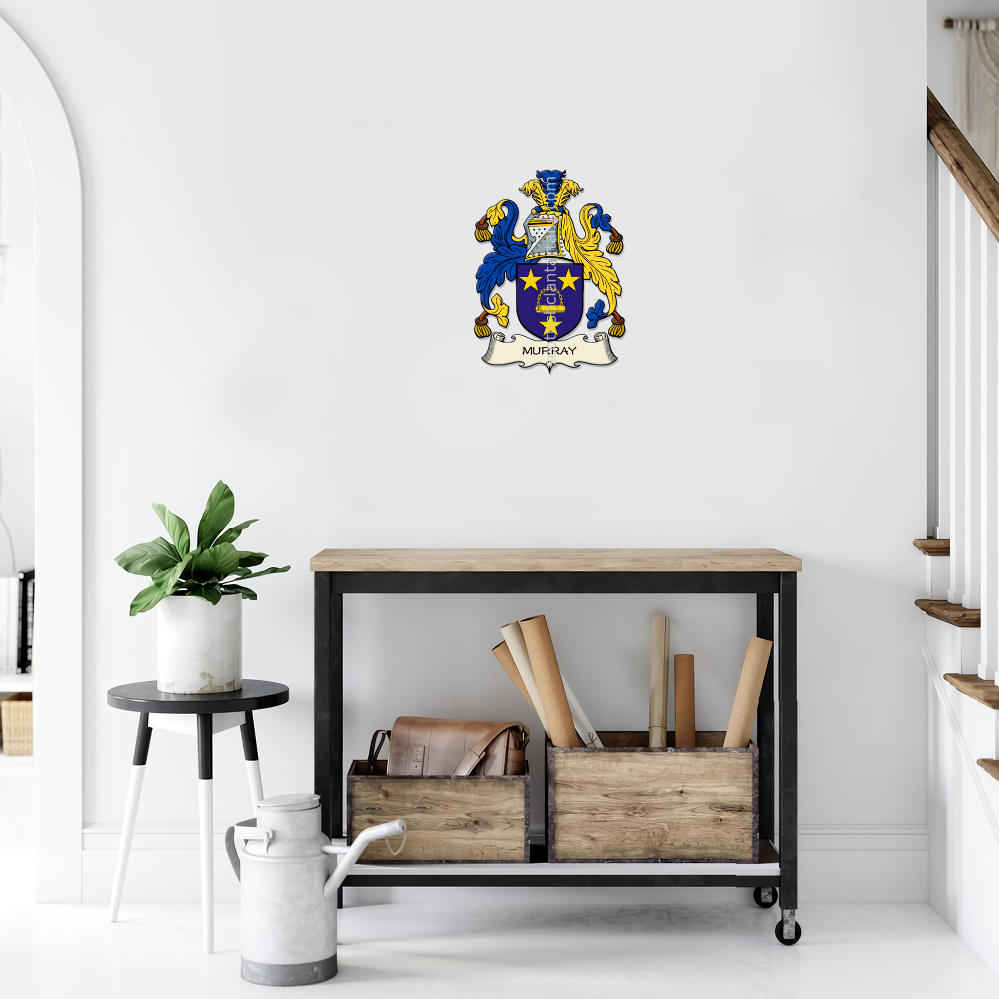 Irish Arms - Murray | Metal Wall Art