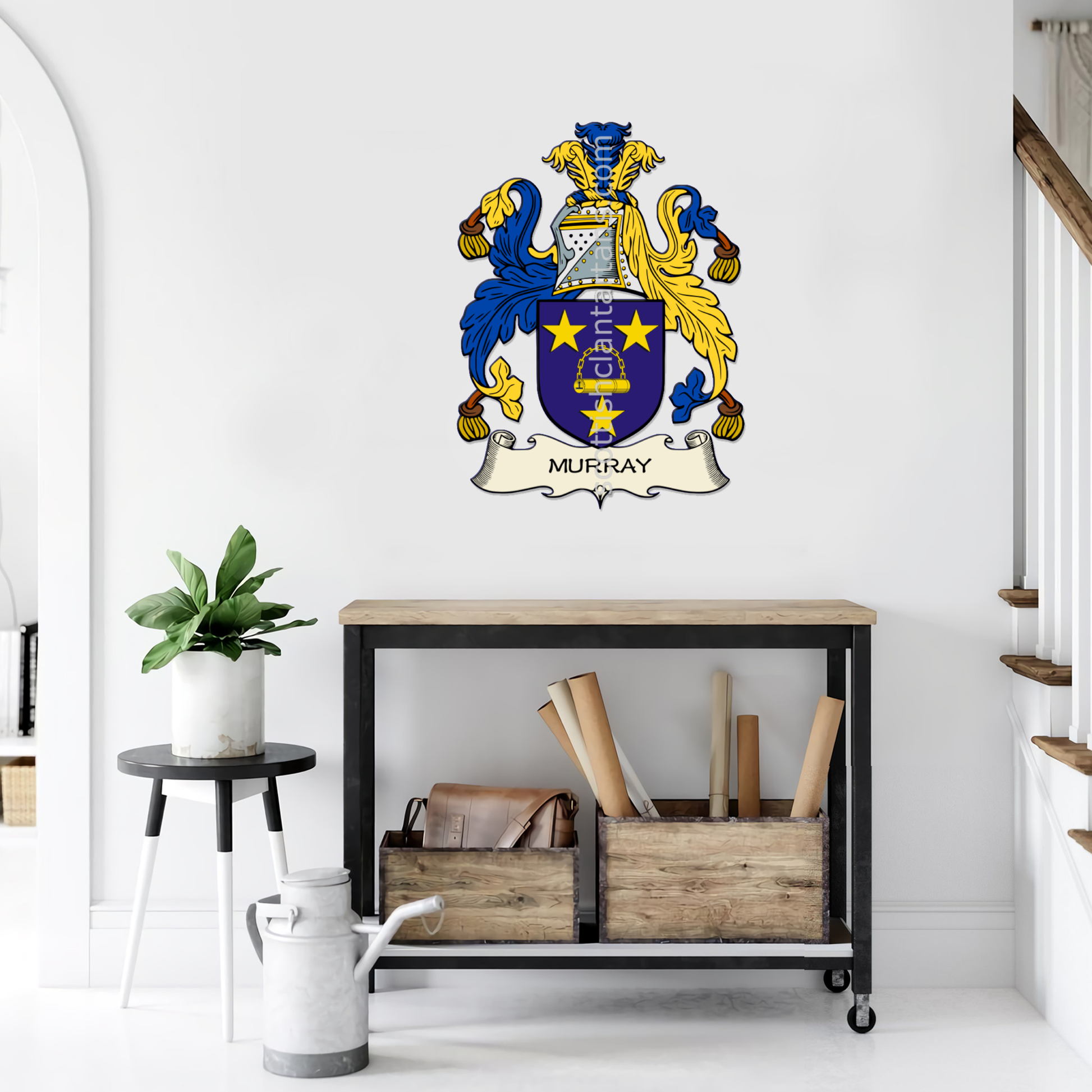 Irish Arms - Murray | Metal Wall Art