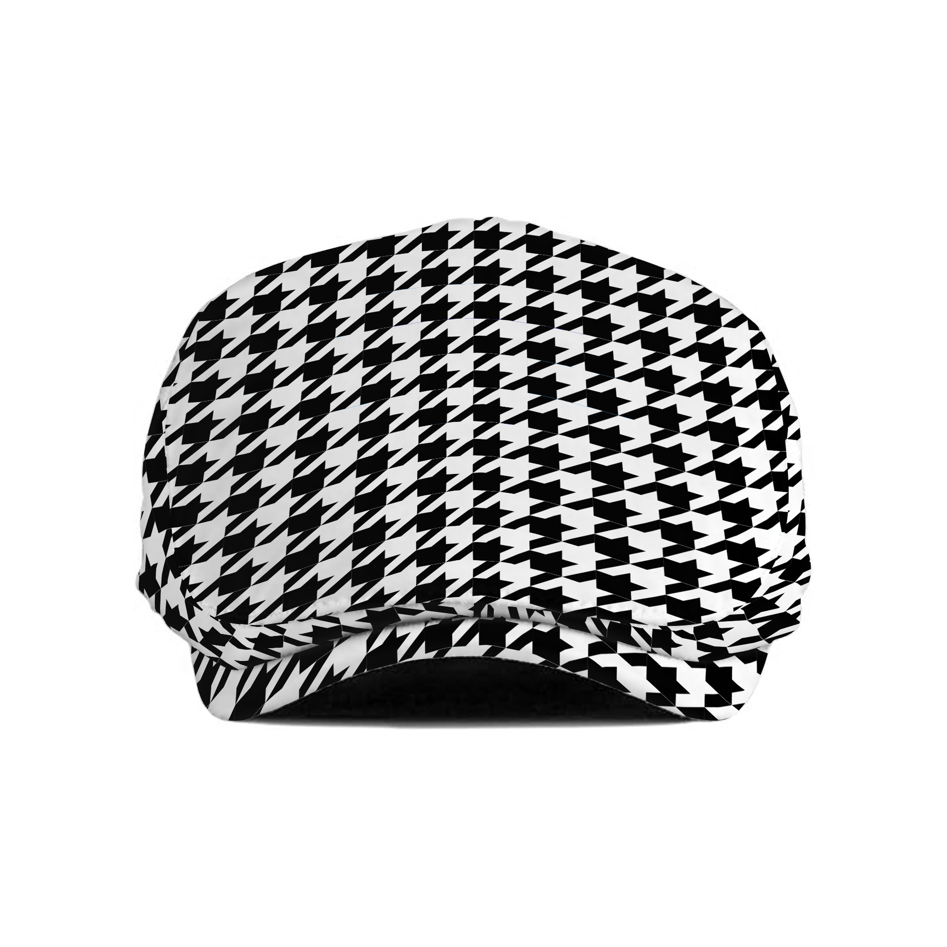 Two Tone Houndstooth (R) Flat Cap