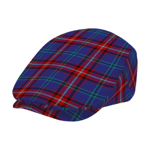 Clan Glenn Tartan Flat Cap