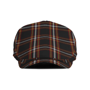 Black Country Tartan Flat Cap