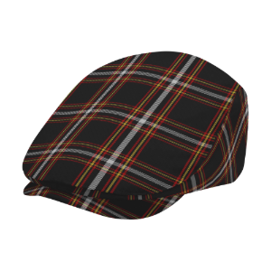 Black Country Tartan Flat Cap