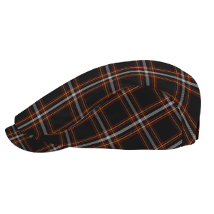 Black Country Tartan Flat Cap