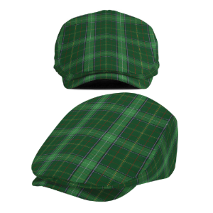 Walsh of Wales Tartan Flat Cap