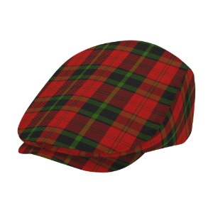 Rosser of Wales Tartan Flat Cap