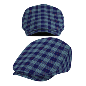 Roberts of Wales Tartan Flat Cap