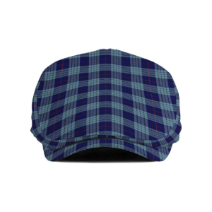 Roberts of Wales Tartan Flat Cap