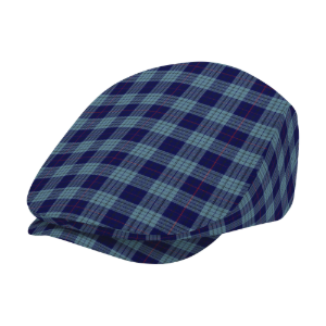 Roberts of Wales Tartan Flat Cap