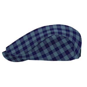 Roberts of Wales Tartan Flat Cap