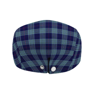 Roberts of Wales Tartan Flat Cap