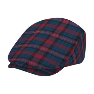 Evans of Wales Tartan Flat Cap