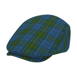 Irish County Donegal Tartan Flat Cap