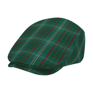 Irish County Armagh Tartan Flat Cap