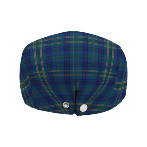 Irish County Fermanagh Tartan Flat Cap