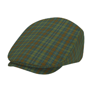Irish County Kerry Tartan Flat Cap