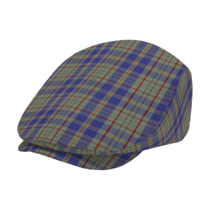 Irish County Kildare Tartan Flat Cap