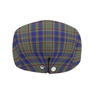 Irish County Kildare Tartan Flat Cap