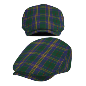 Irish County Kilkenny Tartan Flat Cap