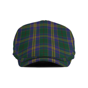 Irish County Kilkenny Tartan Flat Cap
