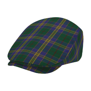 Irish County Kilkenny Tartan Flat Cap