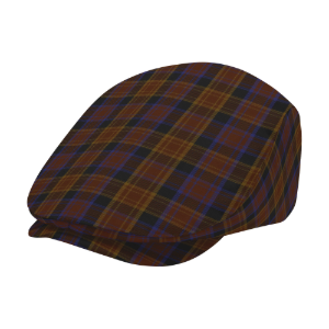 Irish County Laois Tartan Flat Cap