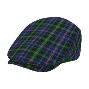 Irish County Offaly Tartan Flat Cap