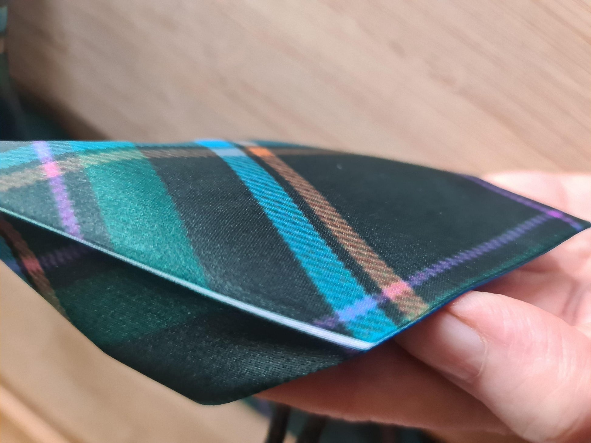 North Dakota Tartan Necktie