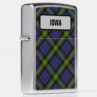 US State - Iowa Tartan Zippo® Lighter